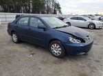 2004 Toyota Corolla Ce Blue vin: 1NXBR32E94Z248296