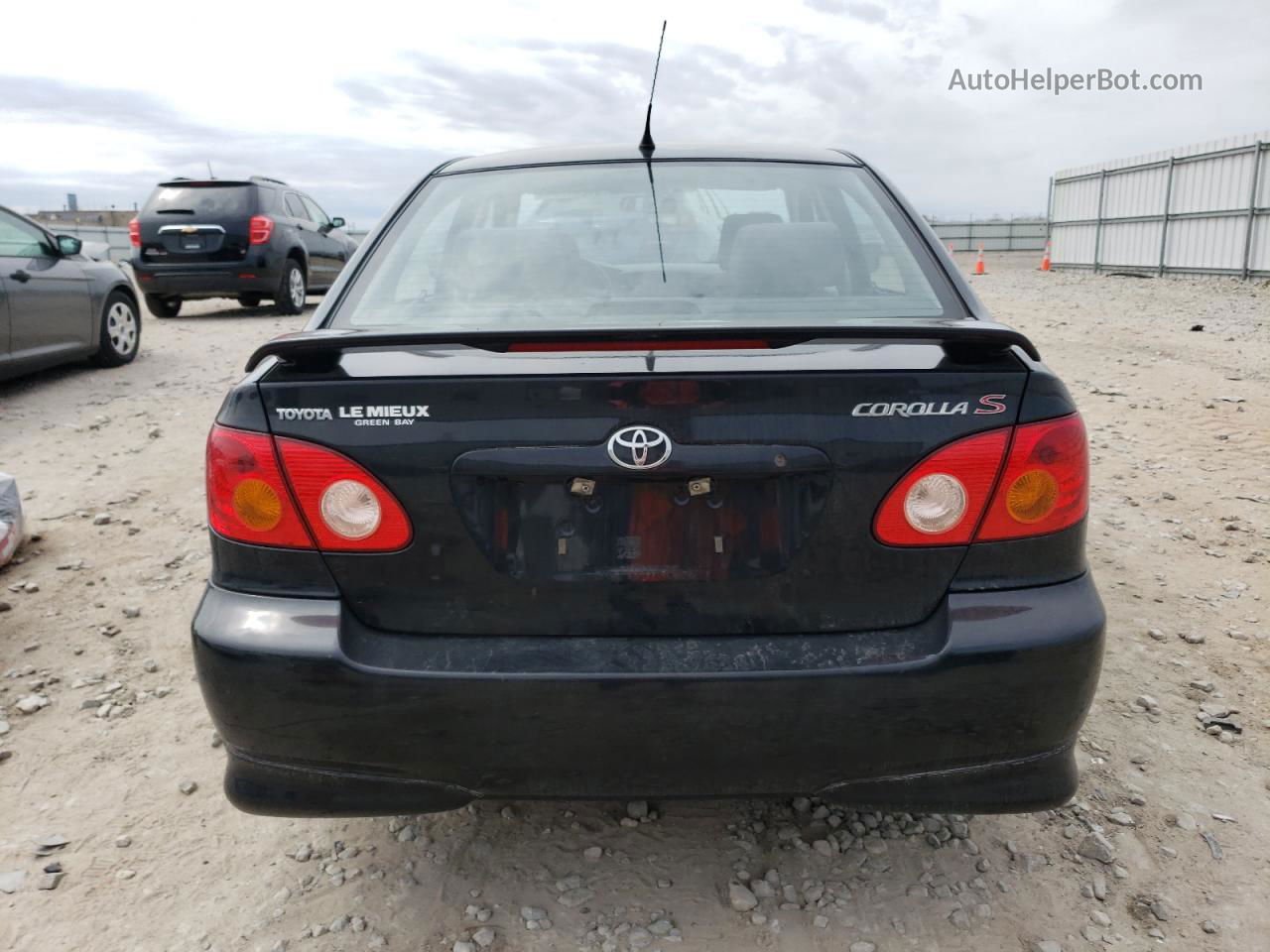 2004 Toyota Corolla Ce Black vin: 1NXBR32E94Z251778