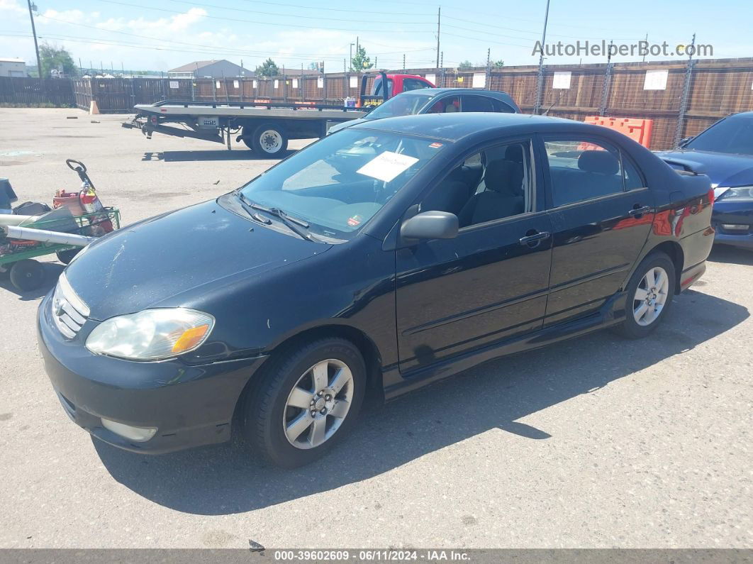 2004 Toyota Corolla S Черный vin: 1NXBR32E94Z267916