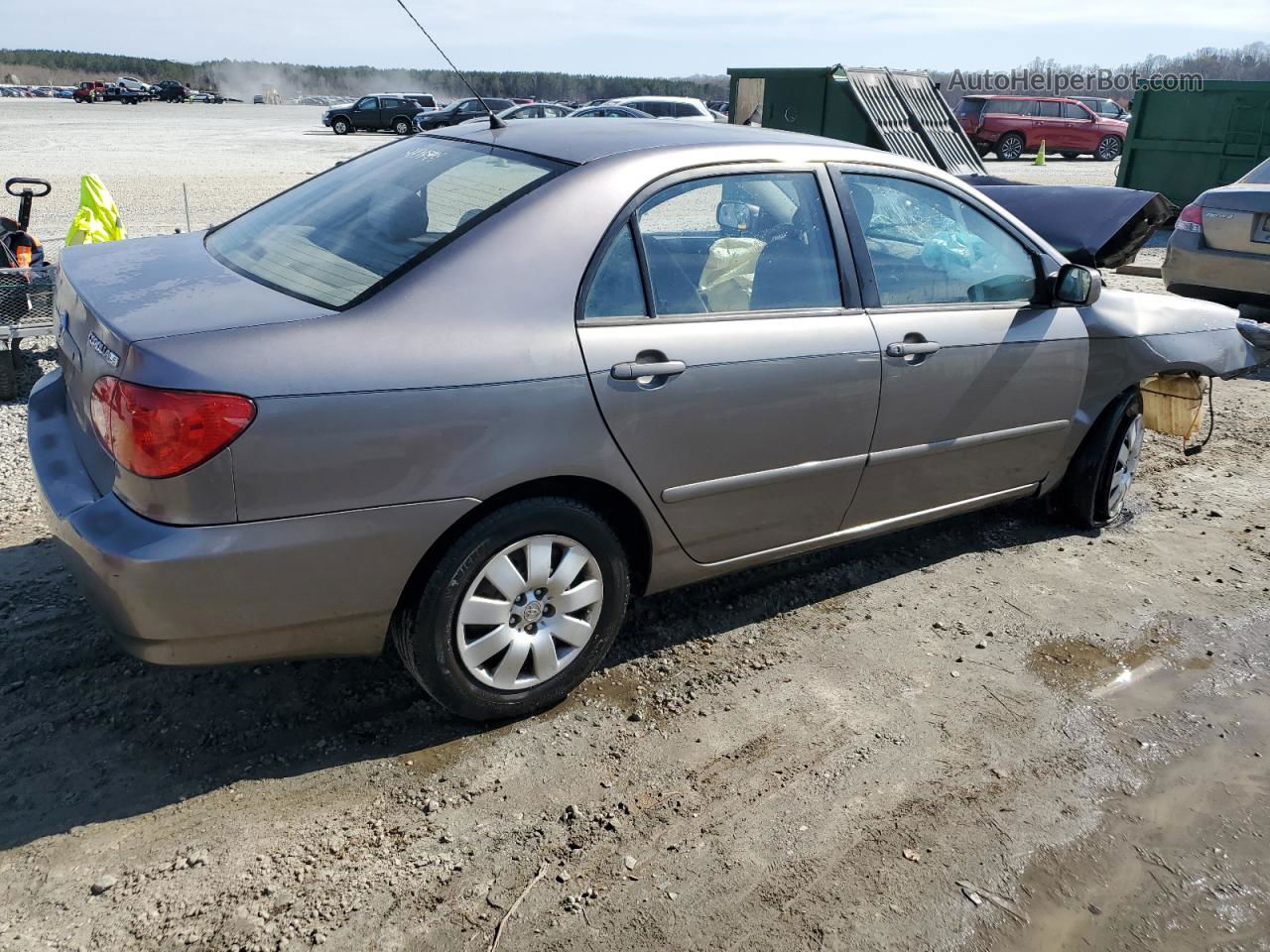 2004 Toyota Corolla Ce Gray vin: 1NXBR32E94Z283680