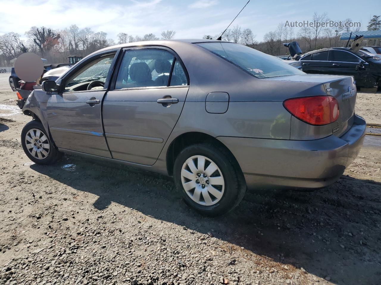 2004 Toyota Corolla Ce Gray vin: 1NXBR32E94Z283680