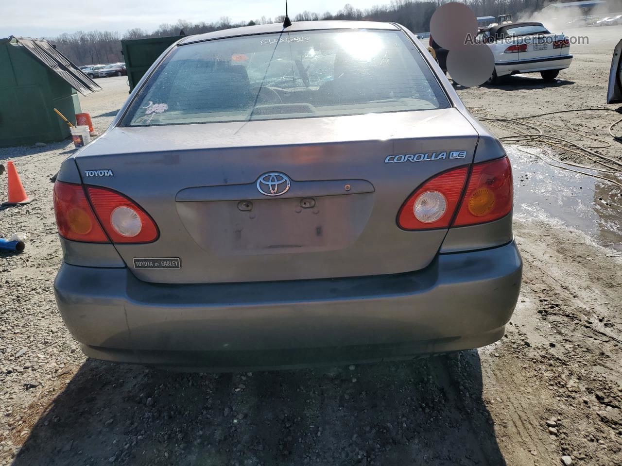 2004 Toyota Corolla Ce Gray vin: 1NXBR32E94Z283680