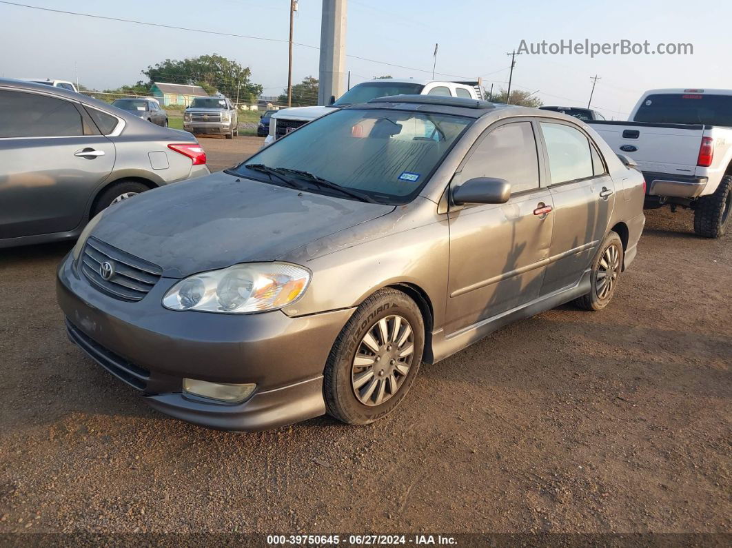 2004 Toyota Corolla S Gray vin: 1NXBR32E94Z289415