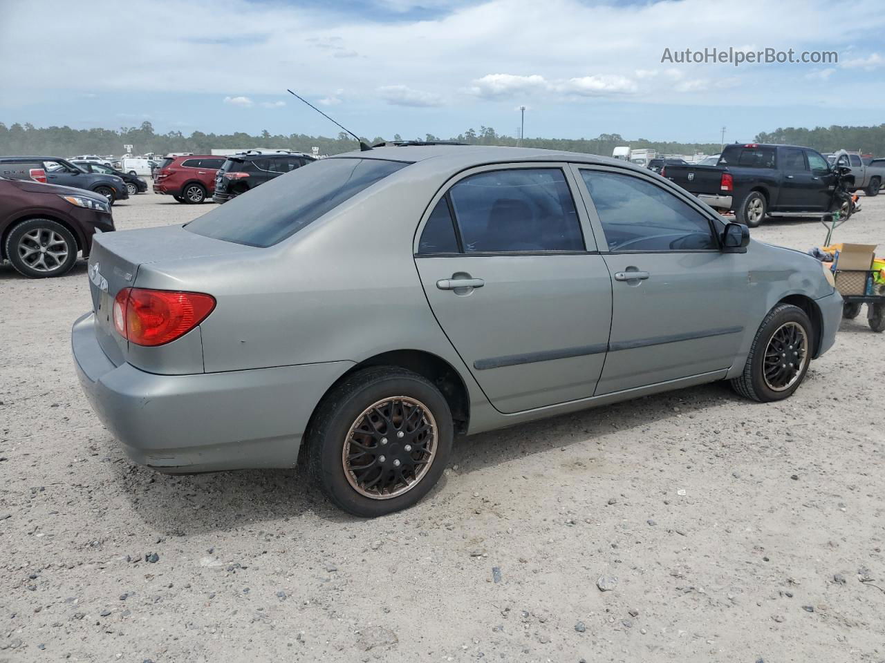 2004 Toyota Corolla Ce Silver vin: 1NXBR32E94Z331646