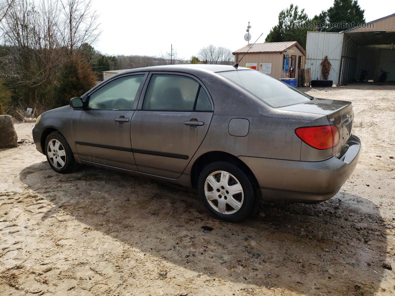 2004 Toyota Corolla Ce Gray vin: 1NXBR32E94Z336782