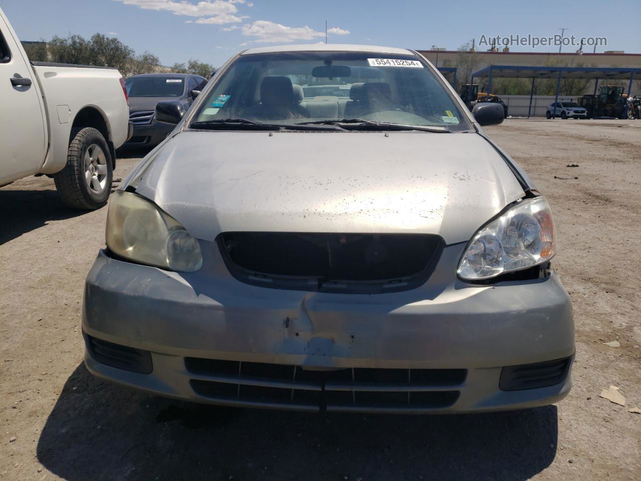 2004 Toyota Corolla Ce Silver vin: 1NXBR32E94Z338225