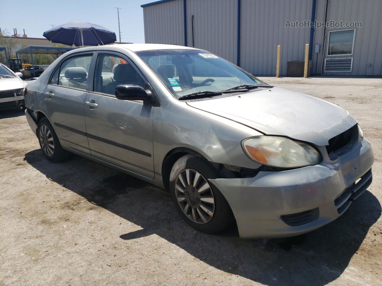 2004 Toyota Corolla Ce Silver vin: 1NXBR32E94Z338225