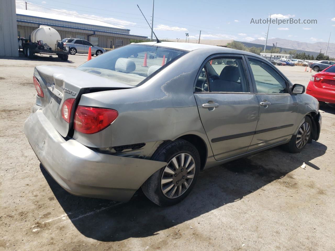 2004 Toyota Corolla Ce Silver vin: 1NXBR32E94Z338225