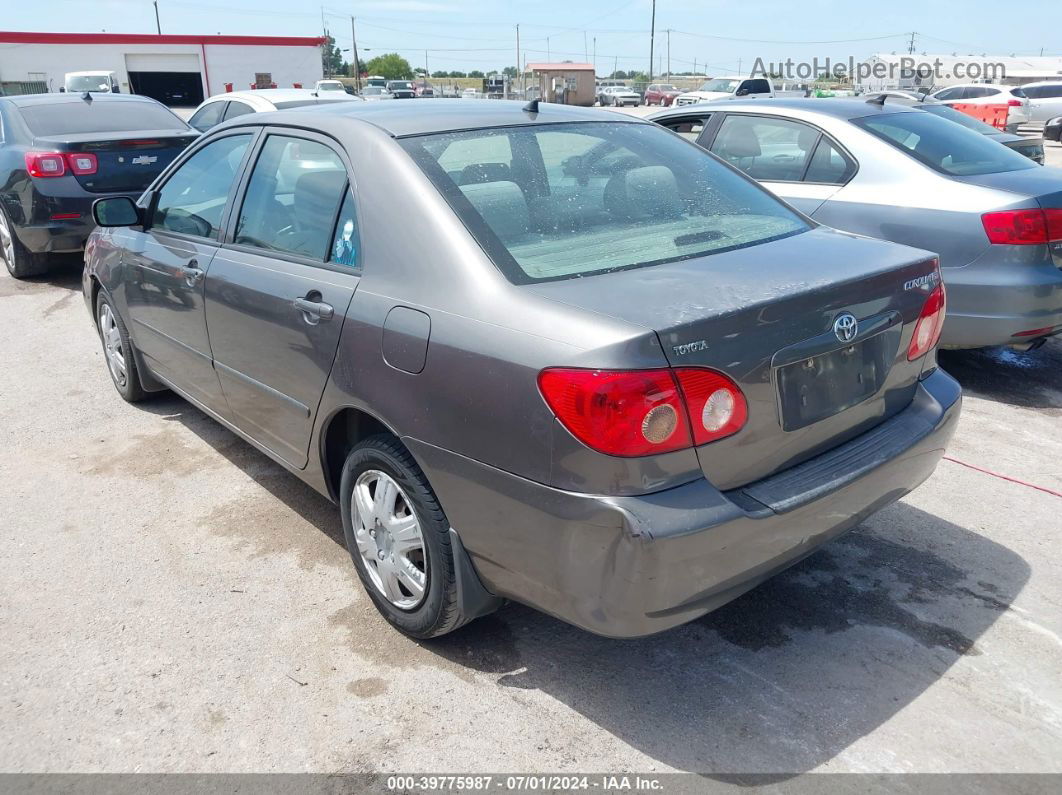 2005 Toyota Corolla Ce Gray vin: 1NXBR32E95Z356435