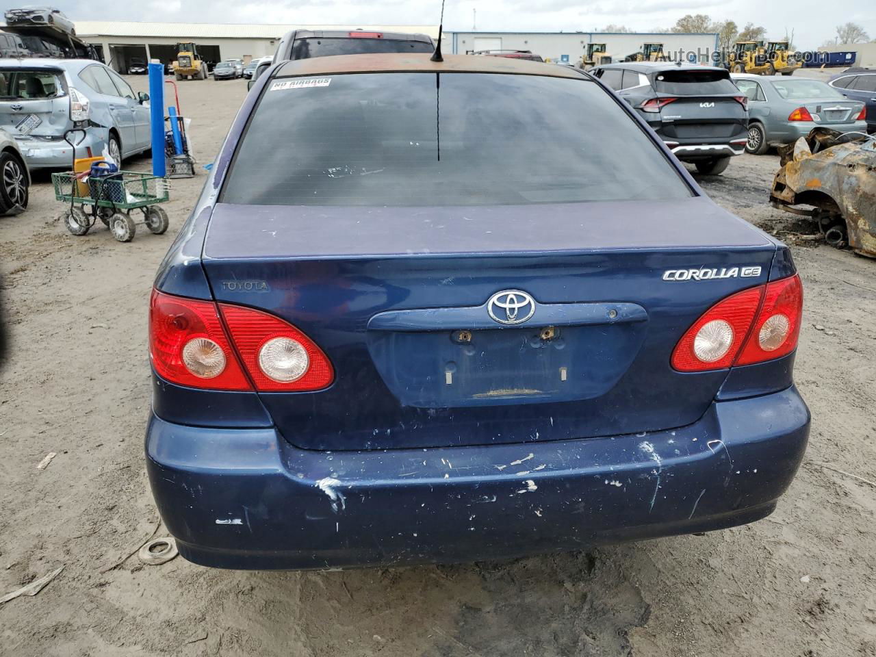 2005 Toyota Corolla Ce Синий vin: 1NXBR32E95Z393808