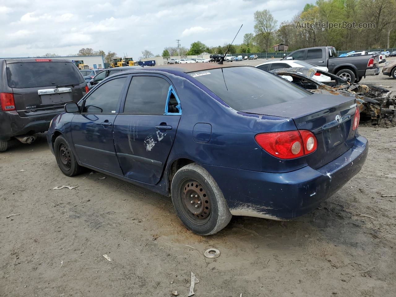 2005 Toyota Corolla Ce Синий vin: 1NXBR32E95Z393808