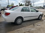 2005 Toyota Corolla Ce White vin: 1NXBR32E95Z464182