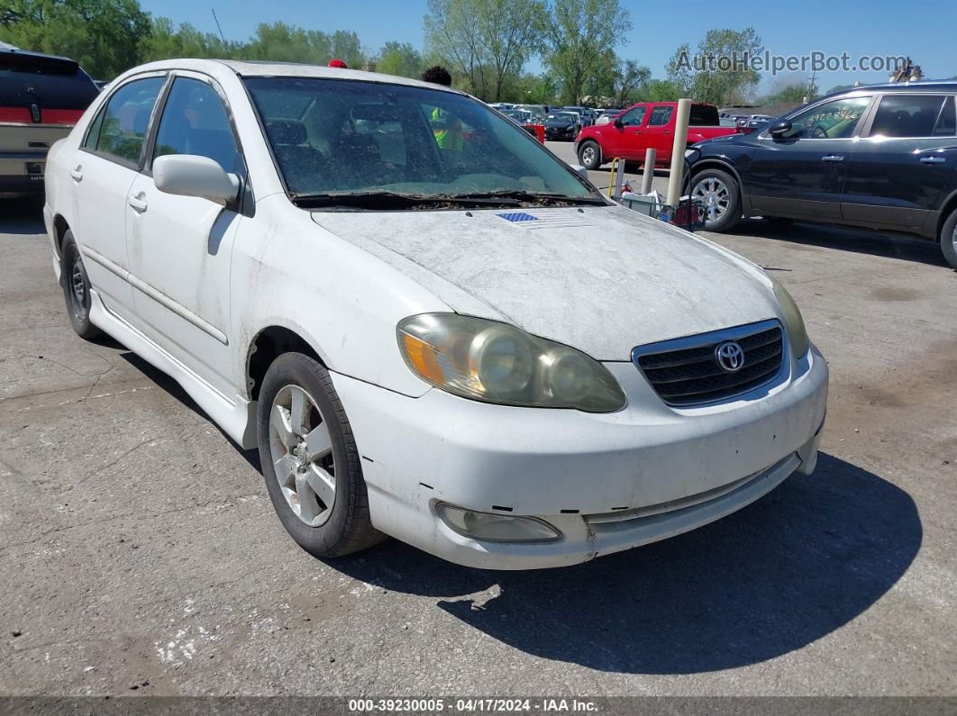 2005 Toyota Corolla S White vin: 1NXBR32E95Z472170