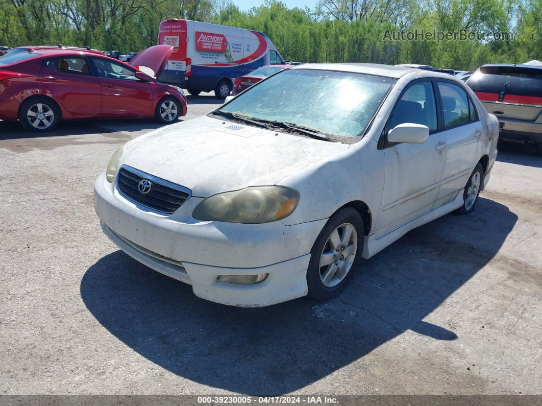 2005 Toyota Corolla S White vin: 1NXBR32E95Z472170