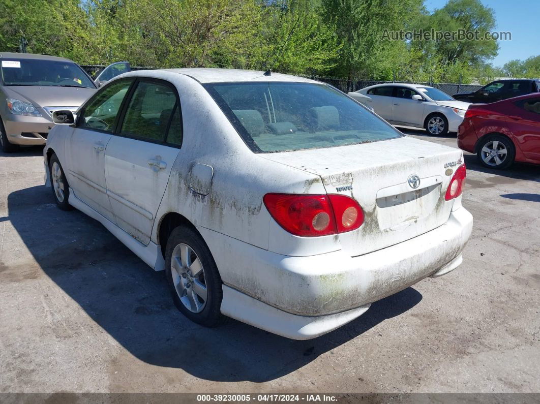 2005 Toyota Corolla S White vin: 1NXBR32E95Z472170