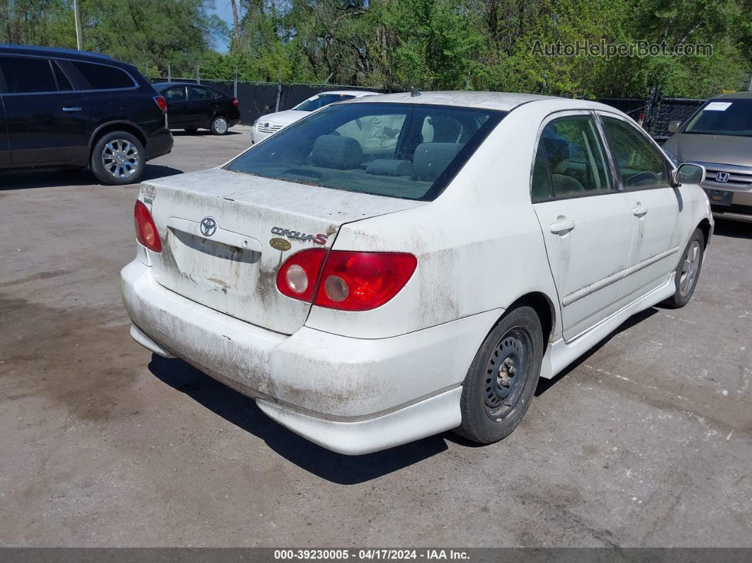 2005 Toyota Corolla S White vin: 1NXBR32E95Z472170