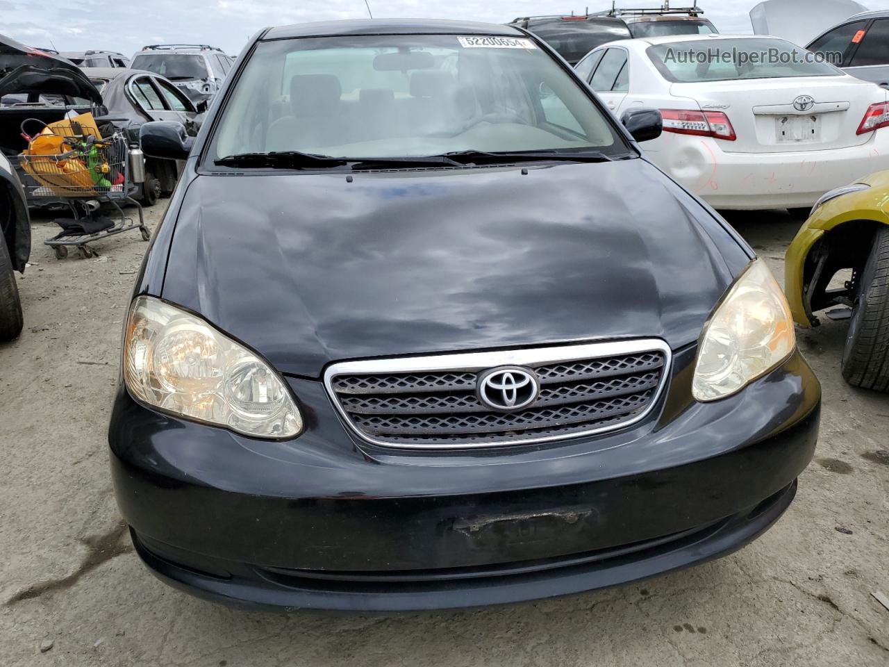 2005 Toyota Corolla Ce Black vin: 1NXBR32E95Z476560