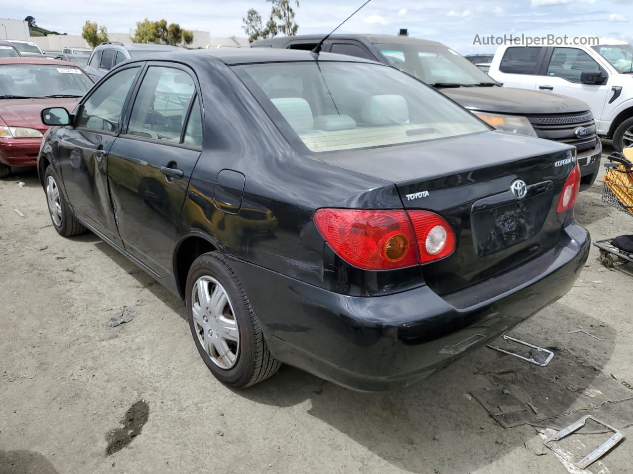 2005 Toyota Corolla Ce Black vin: 1NXBR32E95Z476560