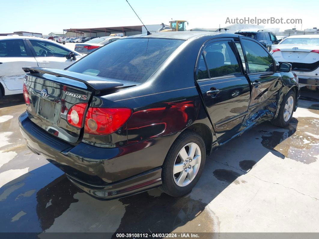 2008 Toyota Corolla S Black vin: 1NXBR32E98Z006839