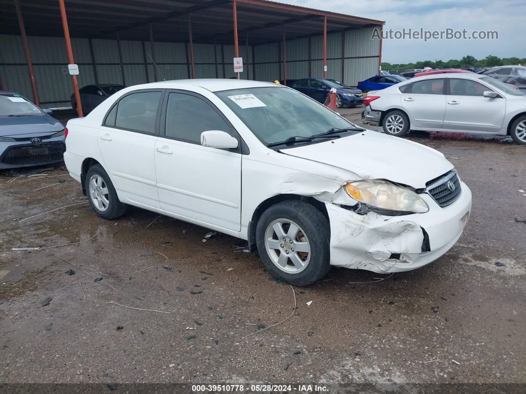 2008 Toyota Corolla Le White vin: 1NXBR32E98Z035063