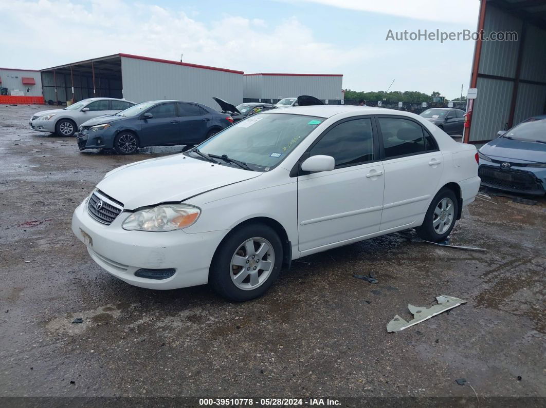 2008 Toyota Corolla Le White vin: 1NXBR32E98Z035063