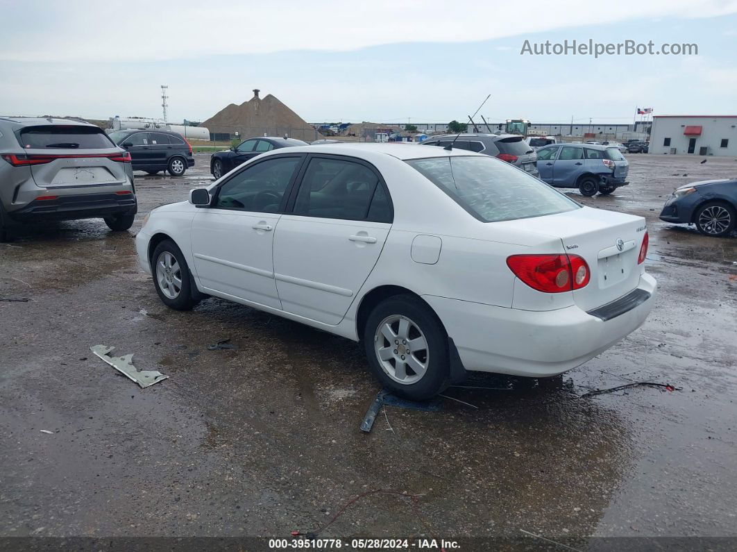 2008 Toyota Corolla Le White vin: 1NXBR32E98Z035063