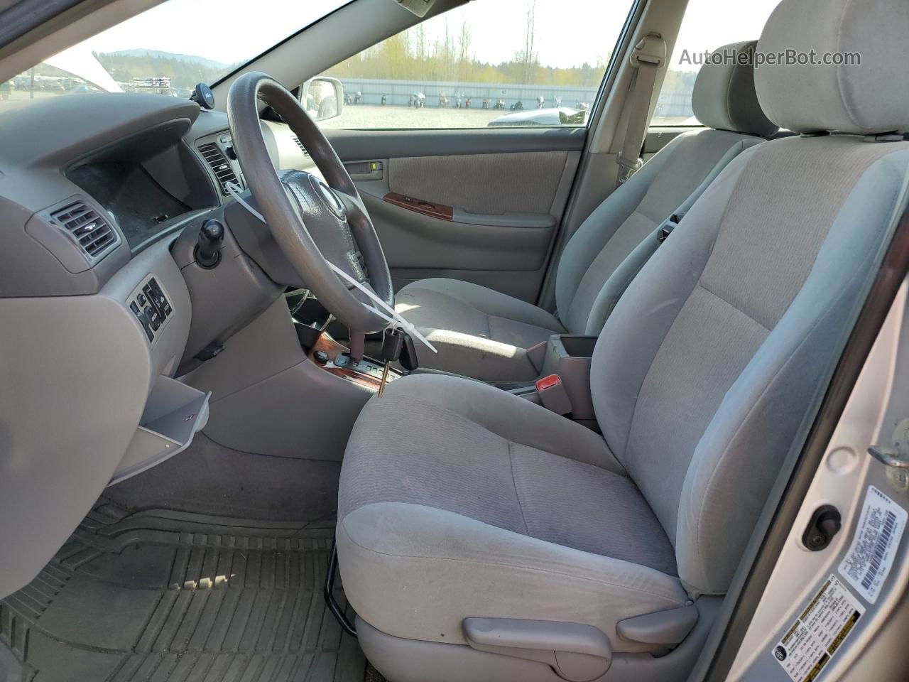 2008 Toyota Corolla Ce Silver vin: 1NXBR32E98Z048881