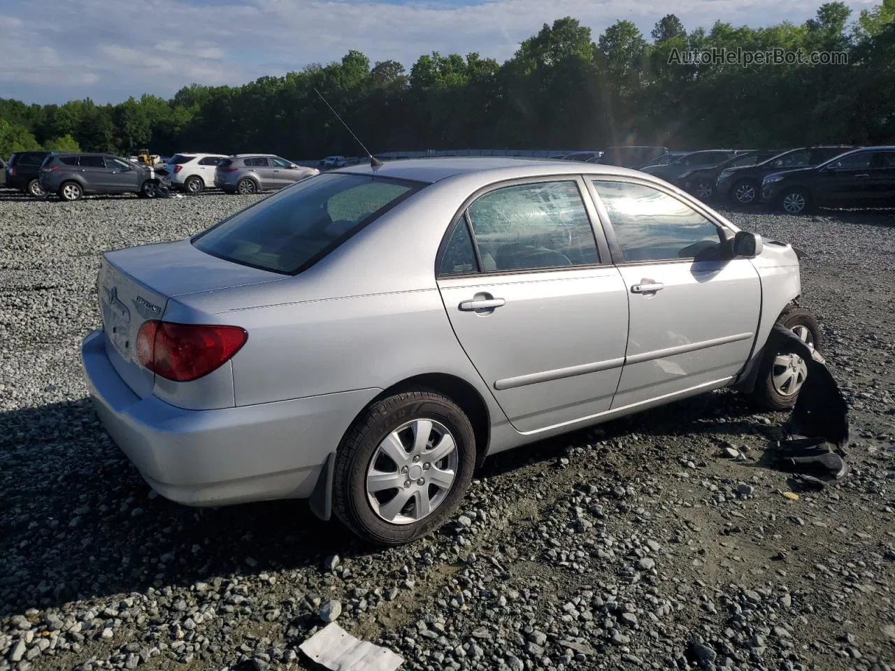 2008 Toyota Corolla Ce Silver vin: 1NXBR32E98Z049934