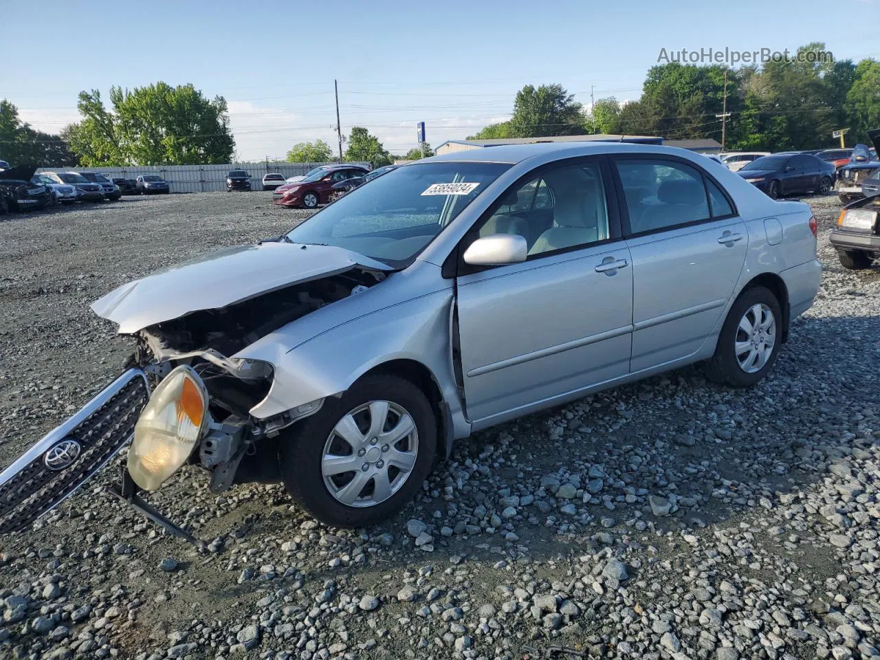 2008 Toyota Corolla Ce Silver vin: 1NXBR32E98Z049934