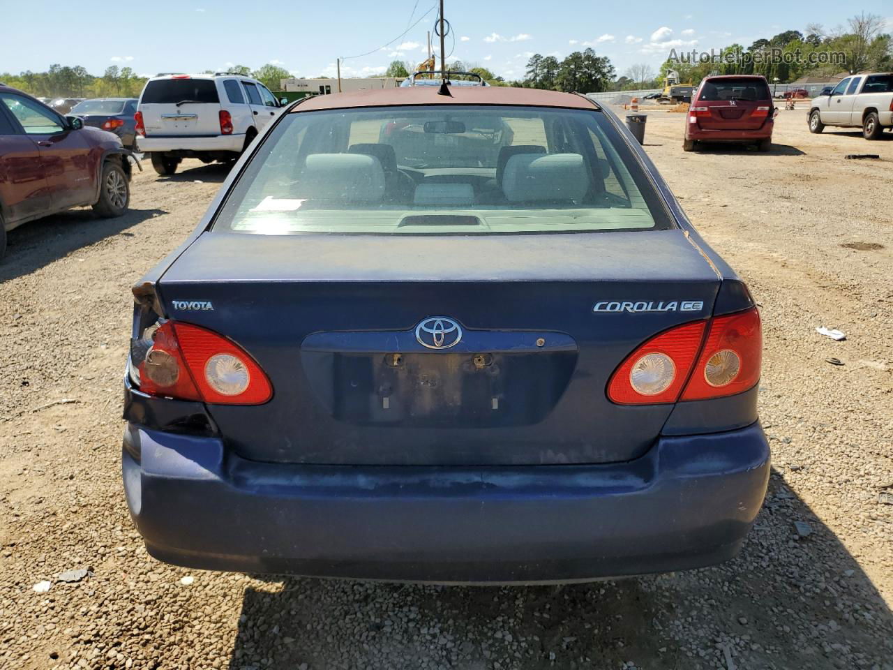 2008 Toyota Corolla Ce Blue vin: 1NXBR32E98Z958398