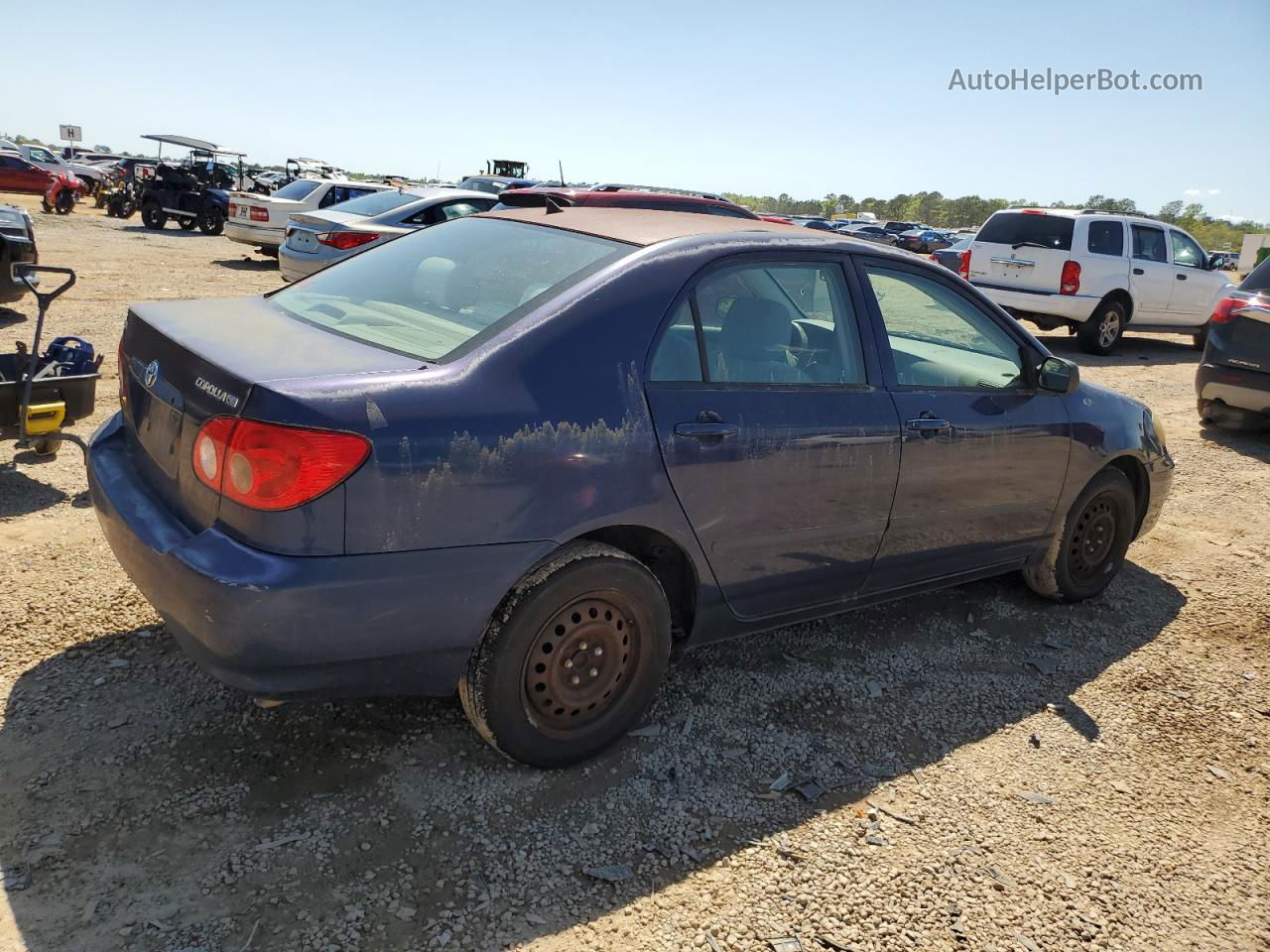 2008 Toyota Corolla Ce Blue vin: 1NXBR32E98Z958398