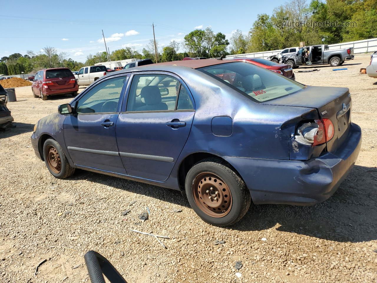 2008 Toyota Corolla Ce Blue vin: 1NXBR32E98Z958398