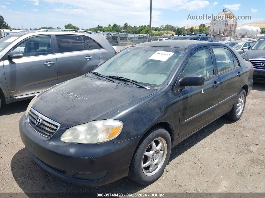 2008 Toyota Corolla Ce Black vin: 1NXBR32E98Z962337