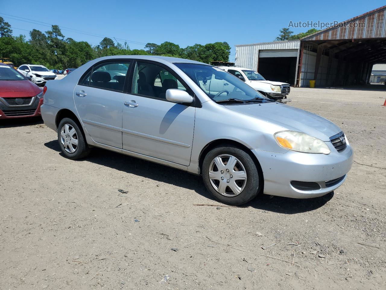 2008 Toyota Corolla Ce Silver vin: 1NXBR32E98Z969353