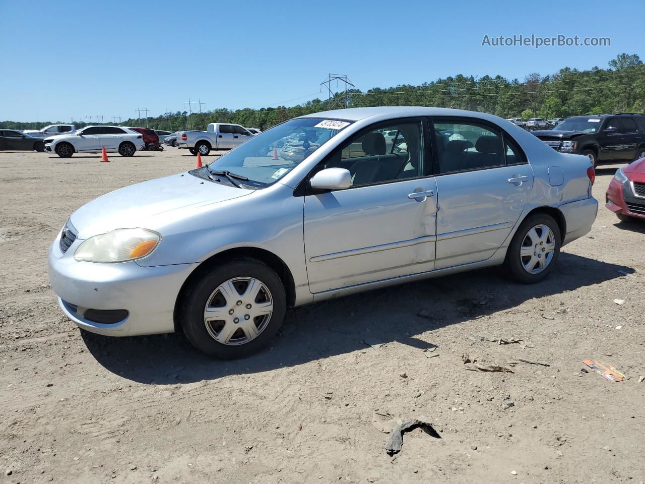 2008 Toyota Corolla Ce Silver vin: 1NXBR32E98Z969353