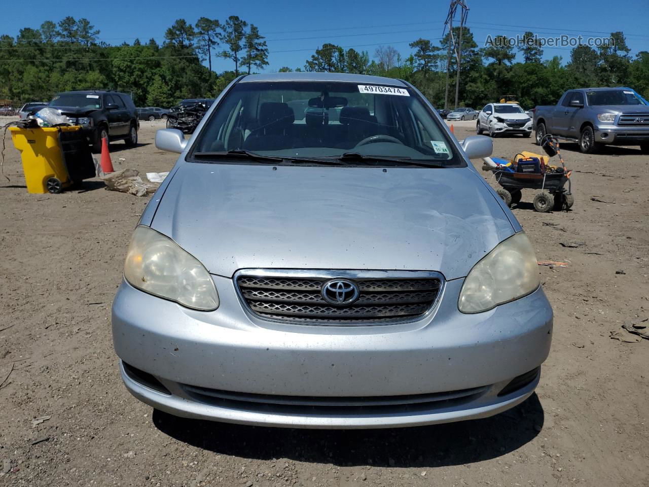 2008 Toyota Corolla Ce Silver vin: 1NXBR32E98Z969353