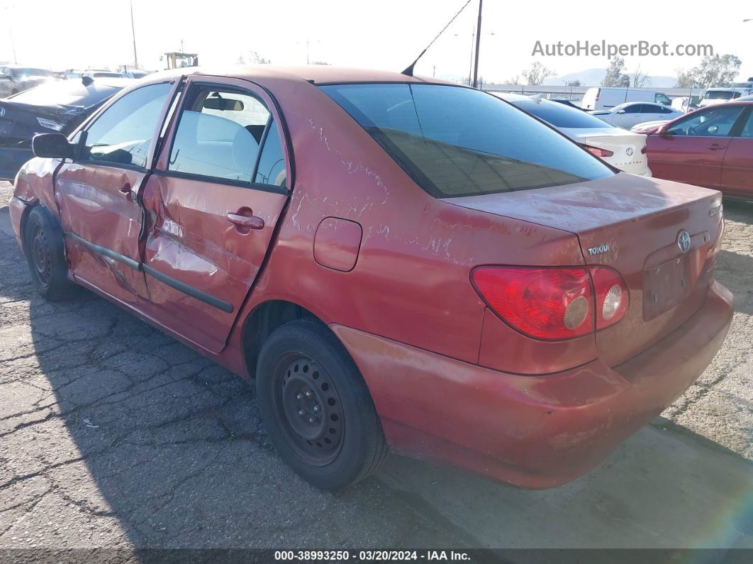 2008 Toyota Corolla Ce Burgundy vin: 1NXBR32E98Z973225