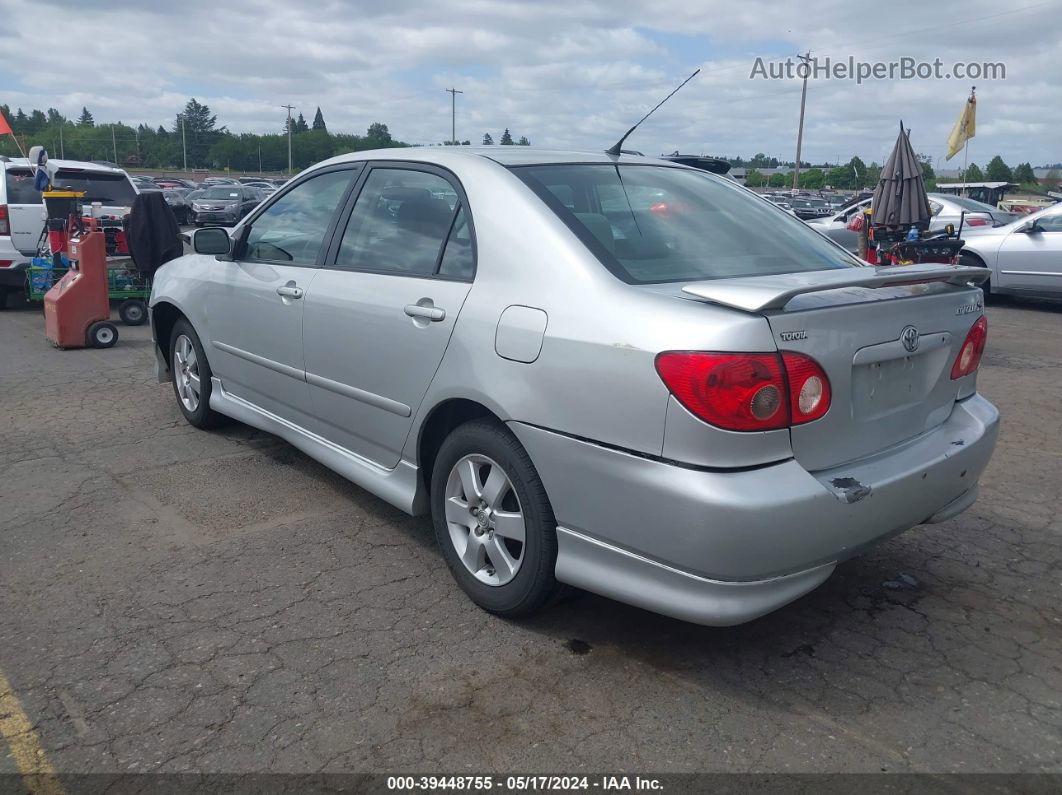 2008 Toyota Corolla S Silver vin: 1NXBR32E98Z975749