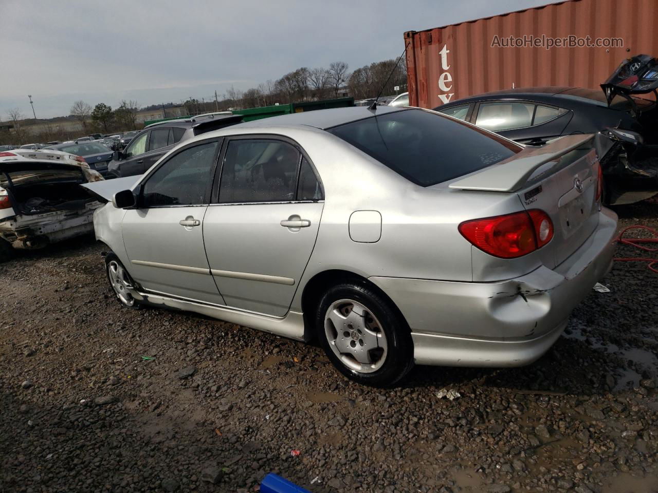 2003 Toyota Corolla Ce Silver vin: 1NXBR32EX3Z001724