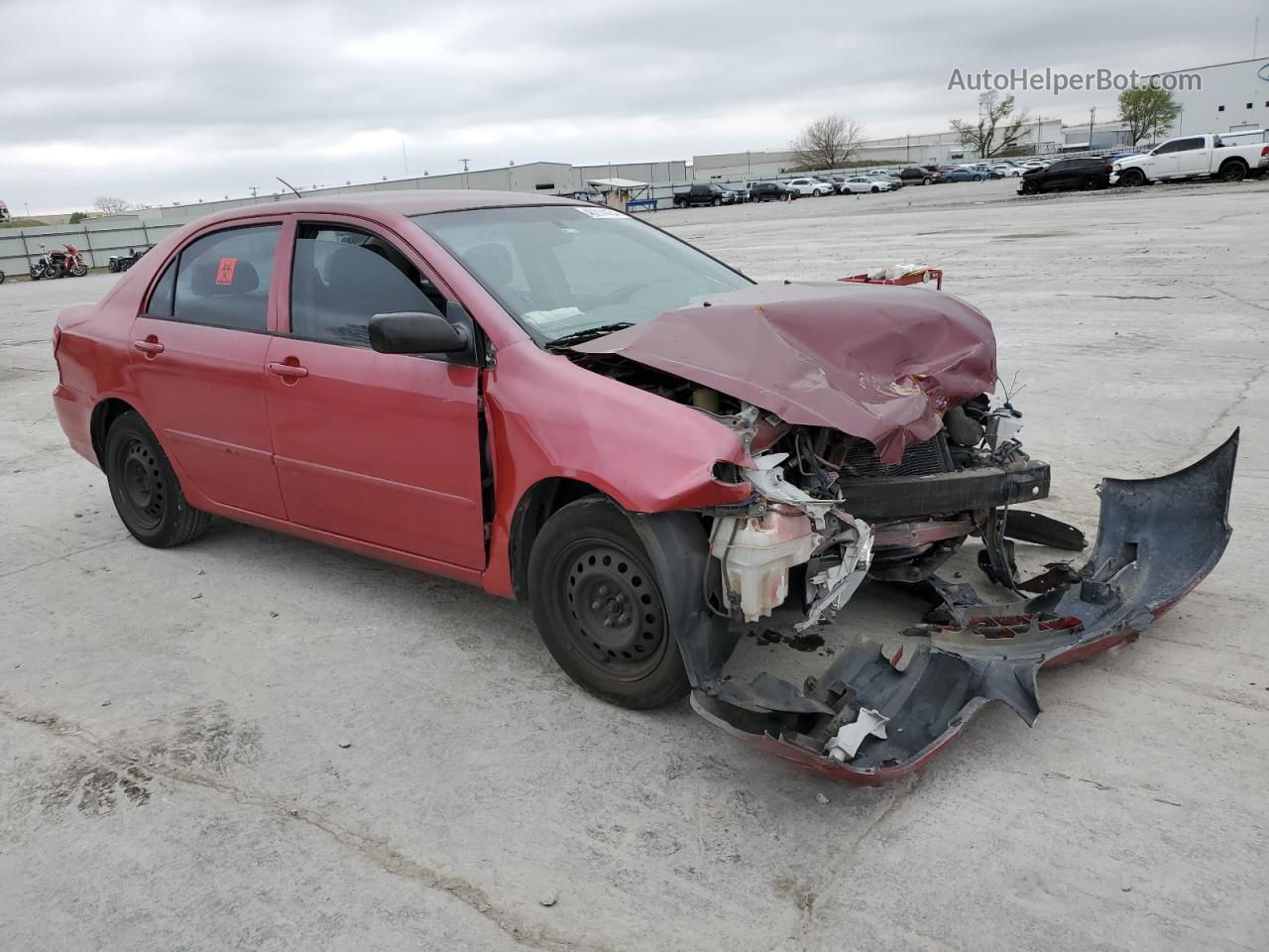 2003 Toyota Corolla Ce Red vin: 1NXBR32EX3Z080974