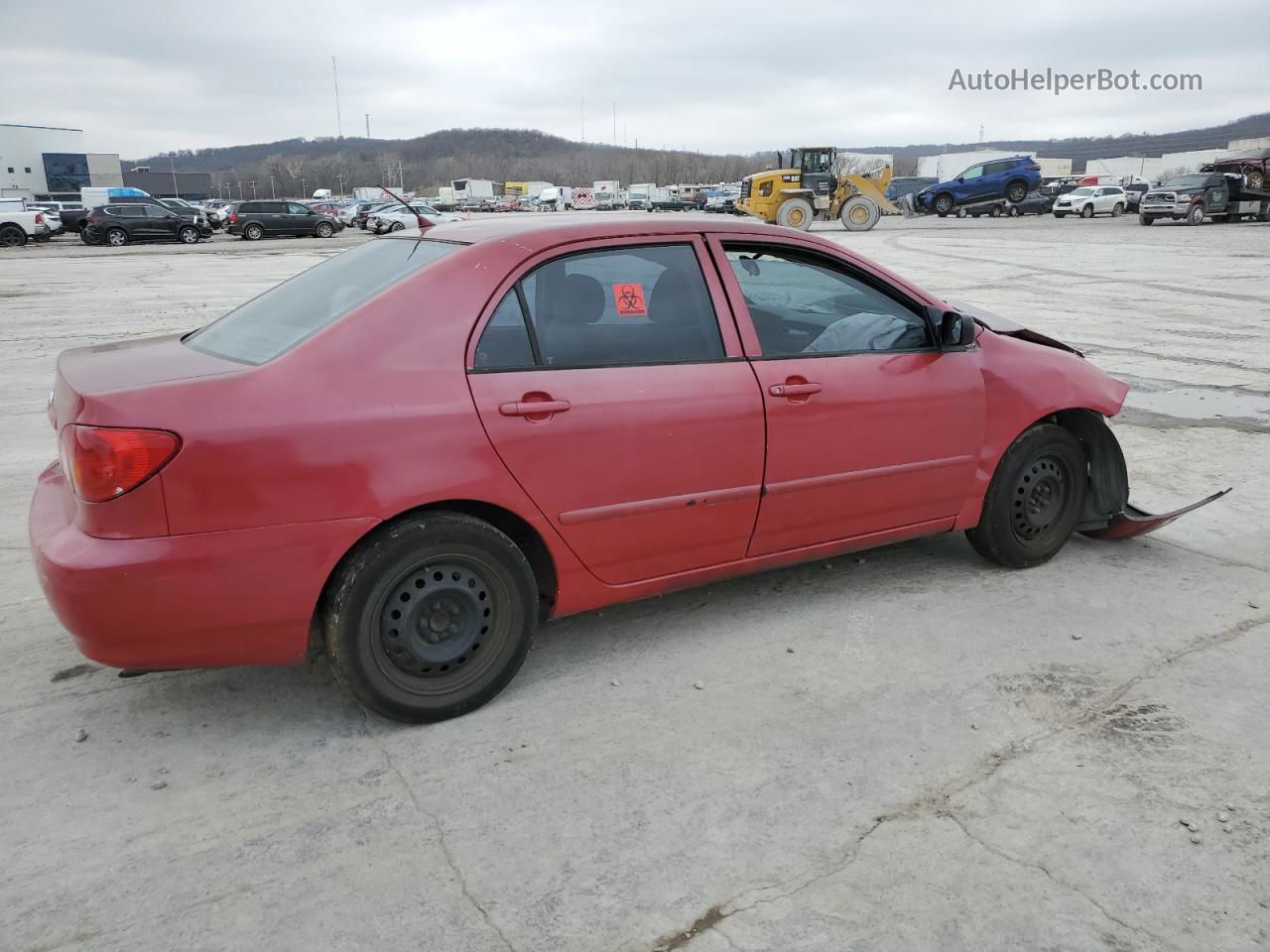 2003 Toyota Corolla Ce Красный vin: 1NXBR32EX3Z080974