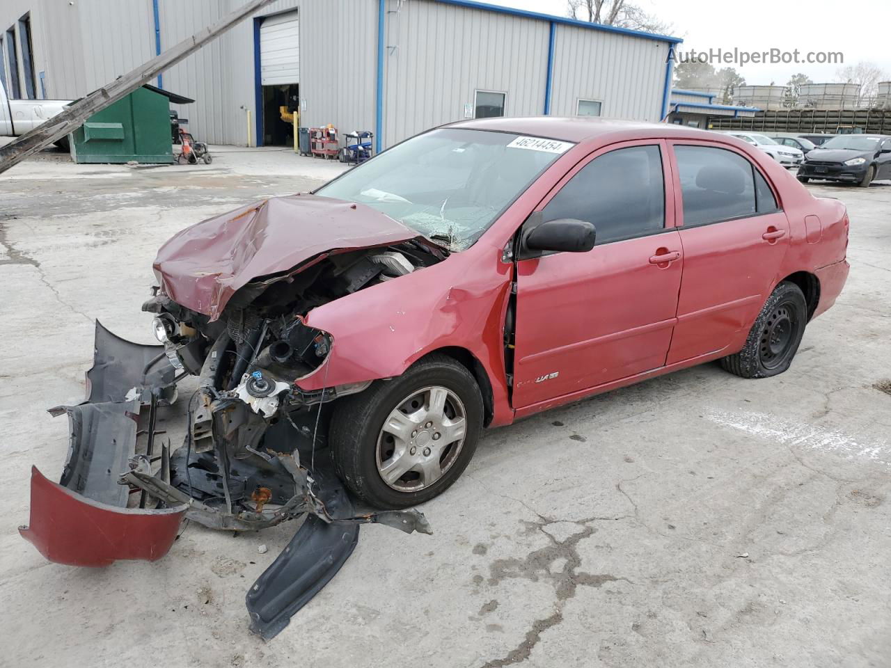 2003 Toyota Corolla Ce Red vin: 1NXBR32EX3Z080974