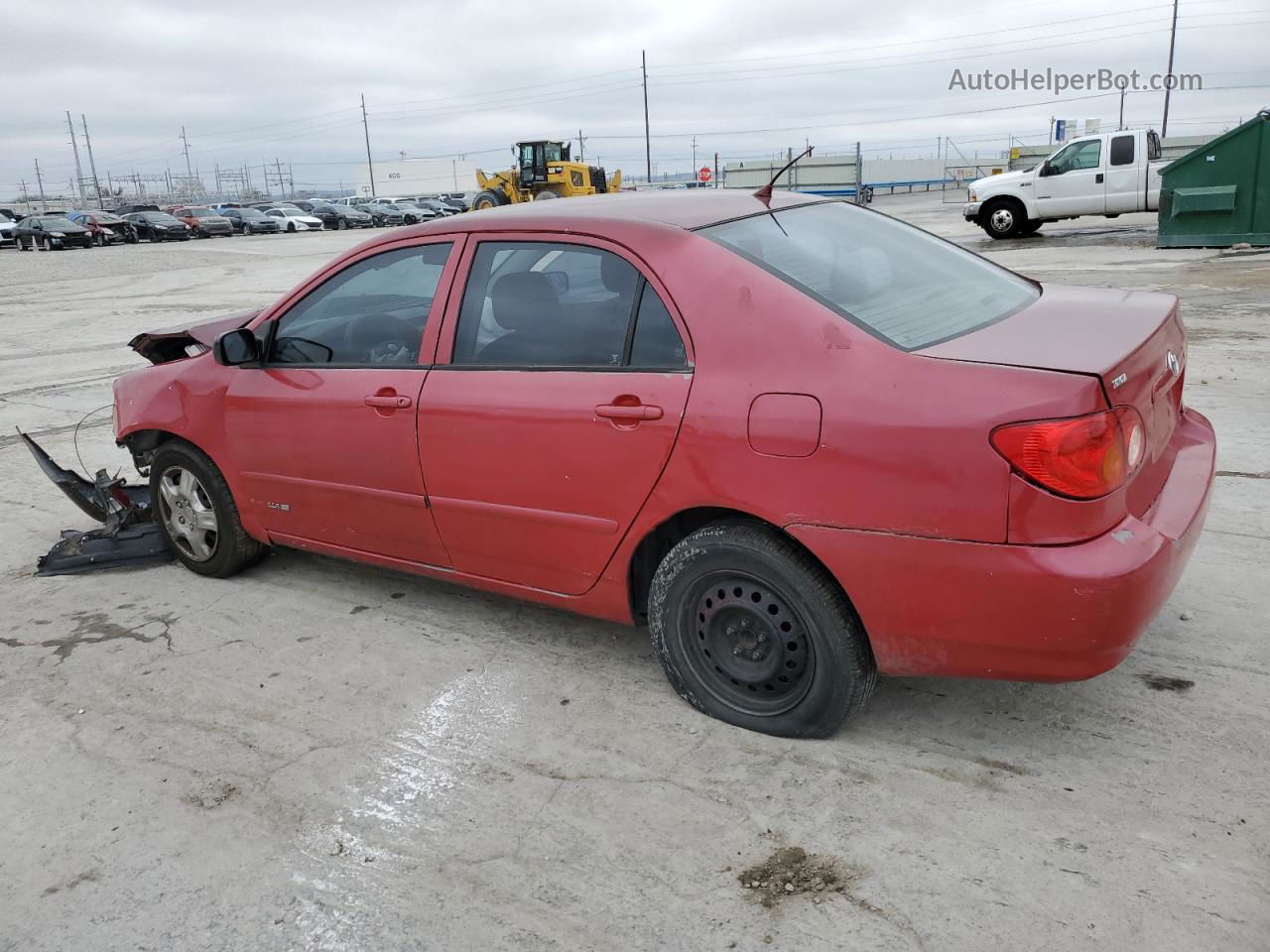 2003 Toyota Corolla Ce Red vin: 1NXBR32EX3Z080974