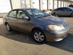 2003 Toyota Corolla Ce Gray vin: 1NXBR32EX3Z096589