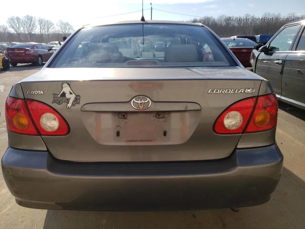 2003 Toyota Corolla Ce Gray vin: 1NXBR32EX3Z096589