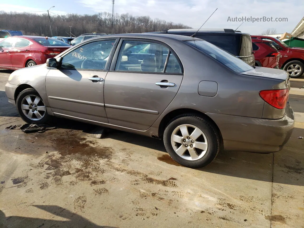 2003 Toyota Corolla Ce Gray vin: 1NXBR32EX3Z096589