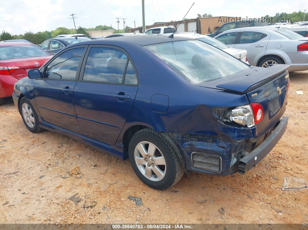 2003 Toyota Corolla S Dark Blue vin: 1NXBR32EX3Z150599