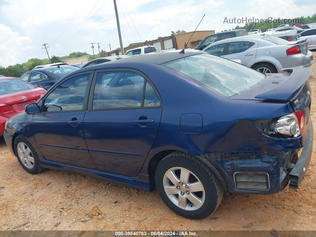 2003 Toyota Corolla S Dark Blue vin: 1NXBR32EX3Z150599