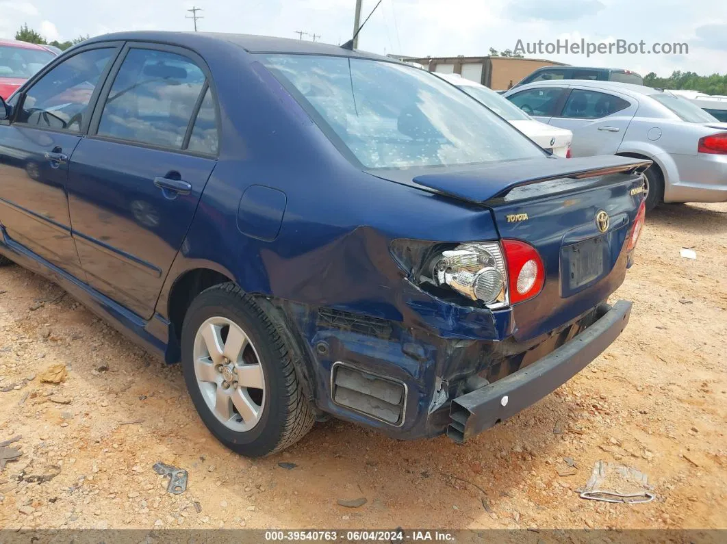 2003 Toyota Corolla S Dark Blue vin: 1NXBR32EX3Z150599