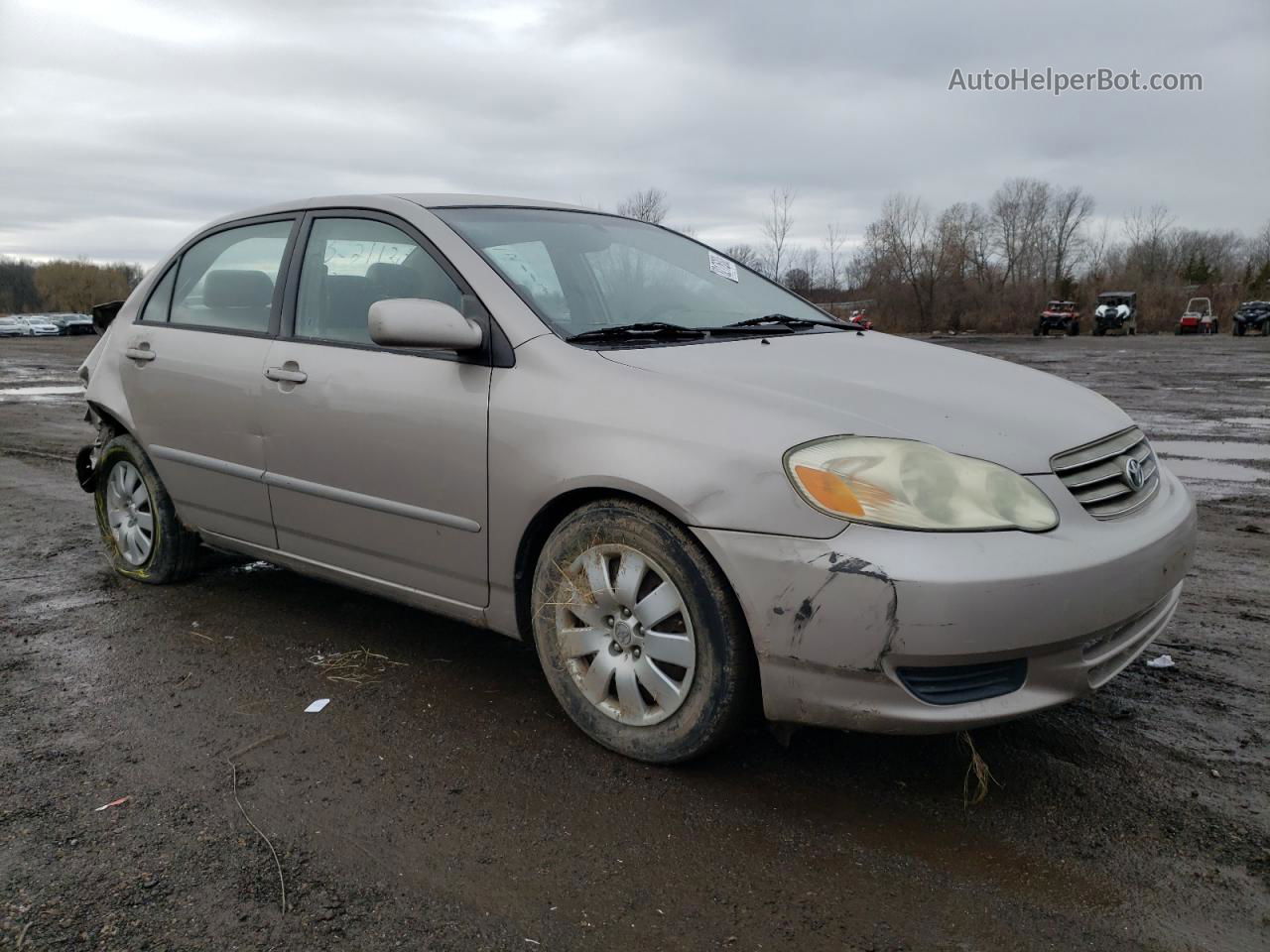 2003 Toyota Corolla Ce Tan vin: 1NXBR32EX3Z176765